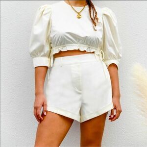 DANIELLE BERNSTEIN BOYFRIEND SHORTS
